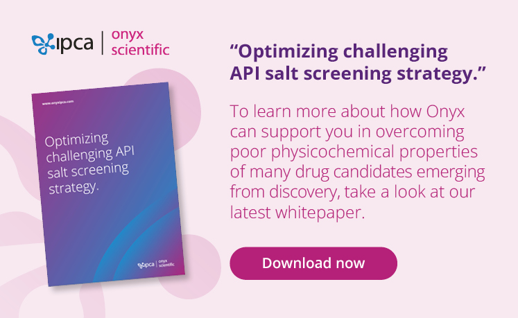 Whitepaper: Optimizing challenging API salt screening strategy